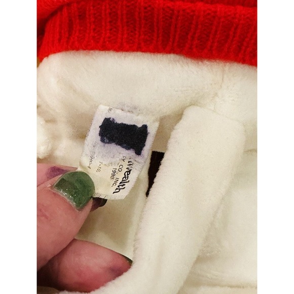 Vintage Commonwealth Christmas Mice Carolers Plush Stuffed Animal 1990 - Picture 5 of 5